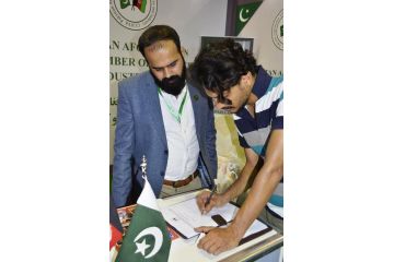 PAJCCI Set-Up Booth at Expo Pakistan