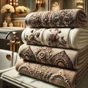 Embellished Towels