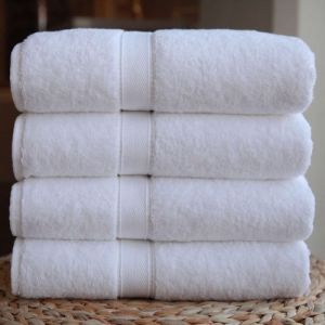 Plain White Terry Towel