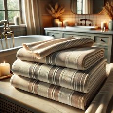 Viscose Stripe Towel